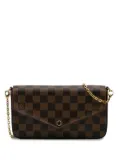 Louis Vuitton Pre-Owned 2017 Damier Ebene Pochette Felicie crossbody bag - Brown