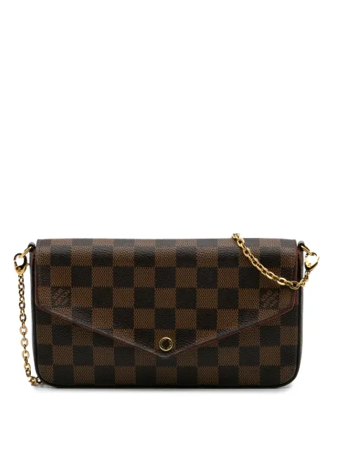Louis Vuitton Pre-Owned 2017 Damier Ebene Pochette Felicie crossbody bag