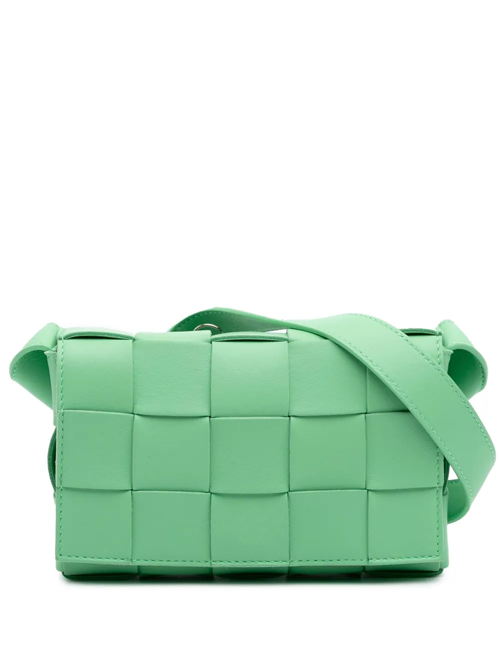 2012-2025 Small Nappa Intrecciato Cassette crossbody bag