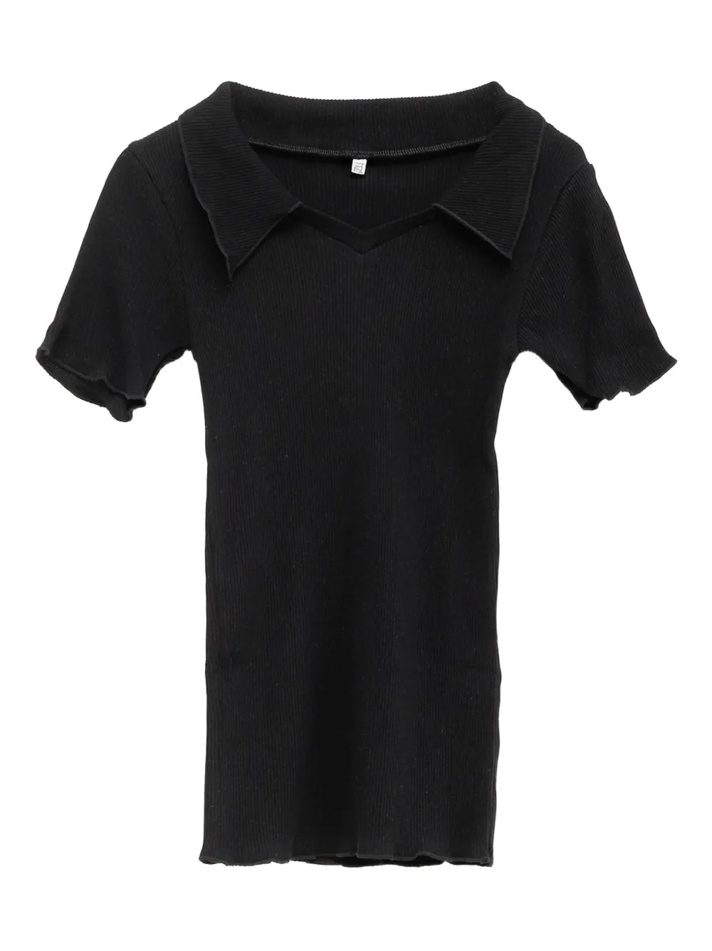 Baserange cotton T-shirt | أسود | Image 1