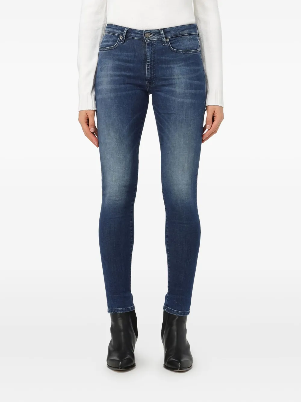 DONDUP logo-patch jeans | Blue | Image 1