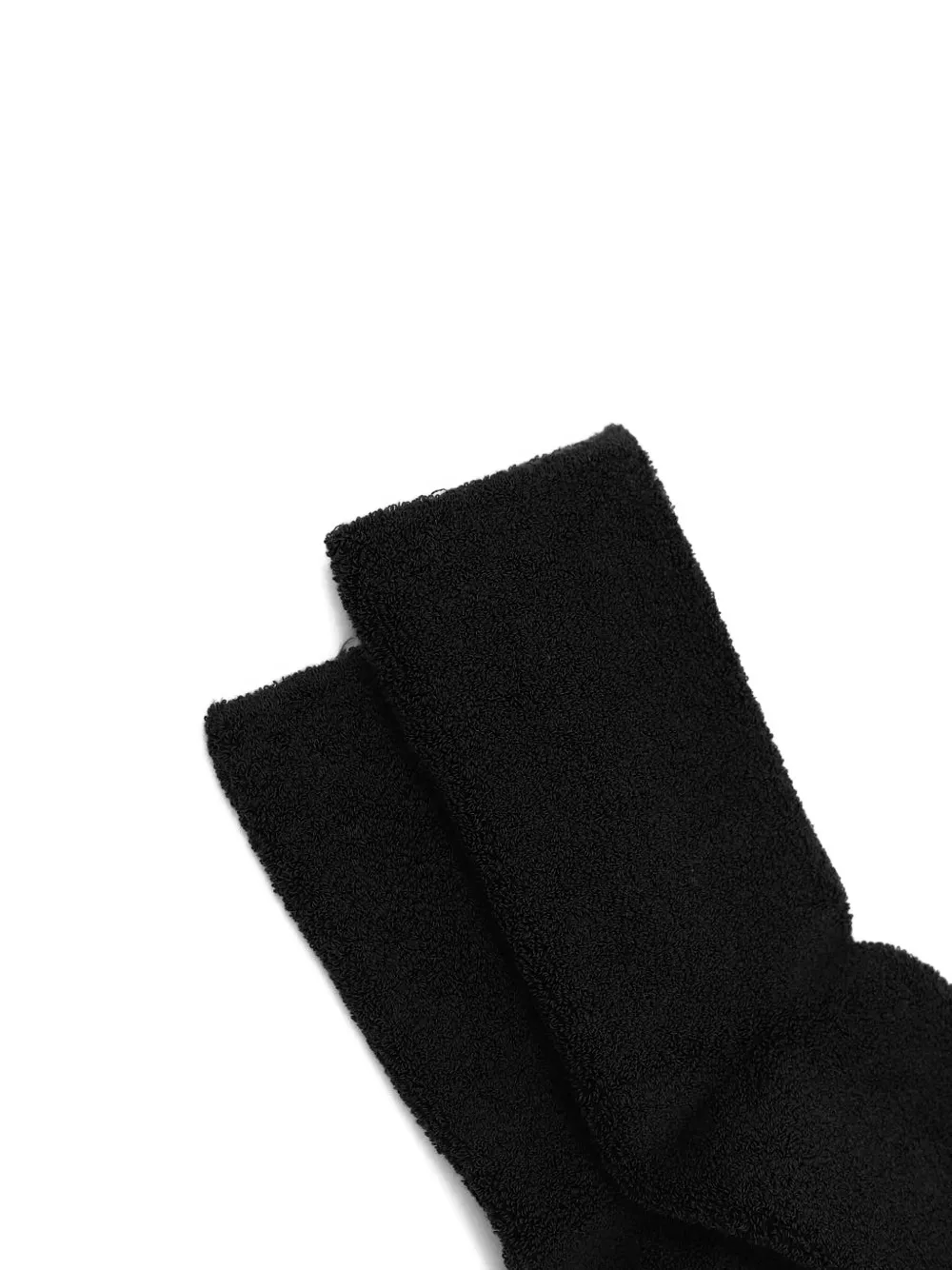 Baserange Fluffy Socks In Black
