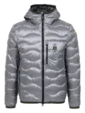 Blauer quilted hooded jacket - Grey