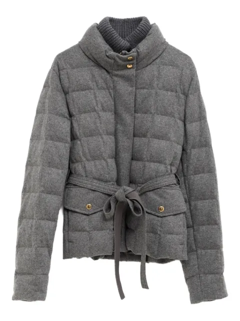 Moncler Bussettes quilted belted jacket