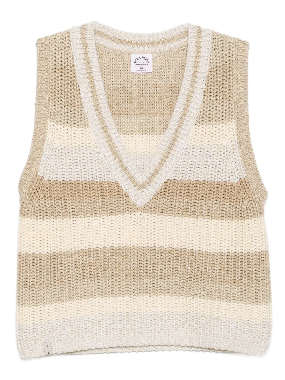 The Upside Nikko Sweater Vest In Neutral