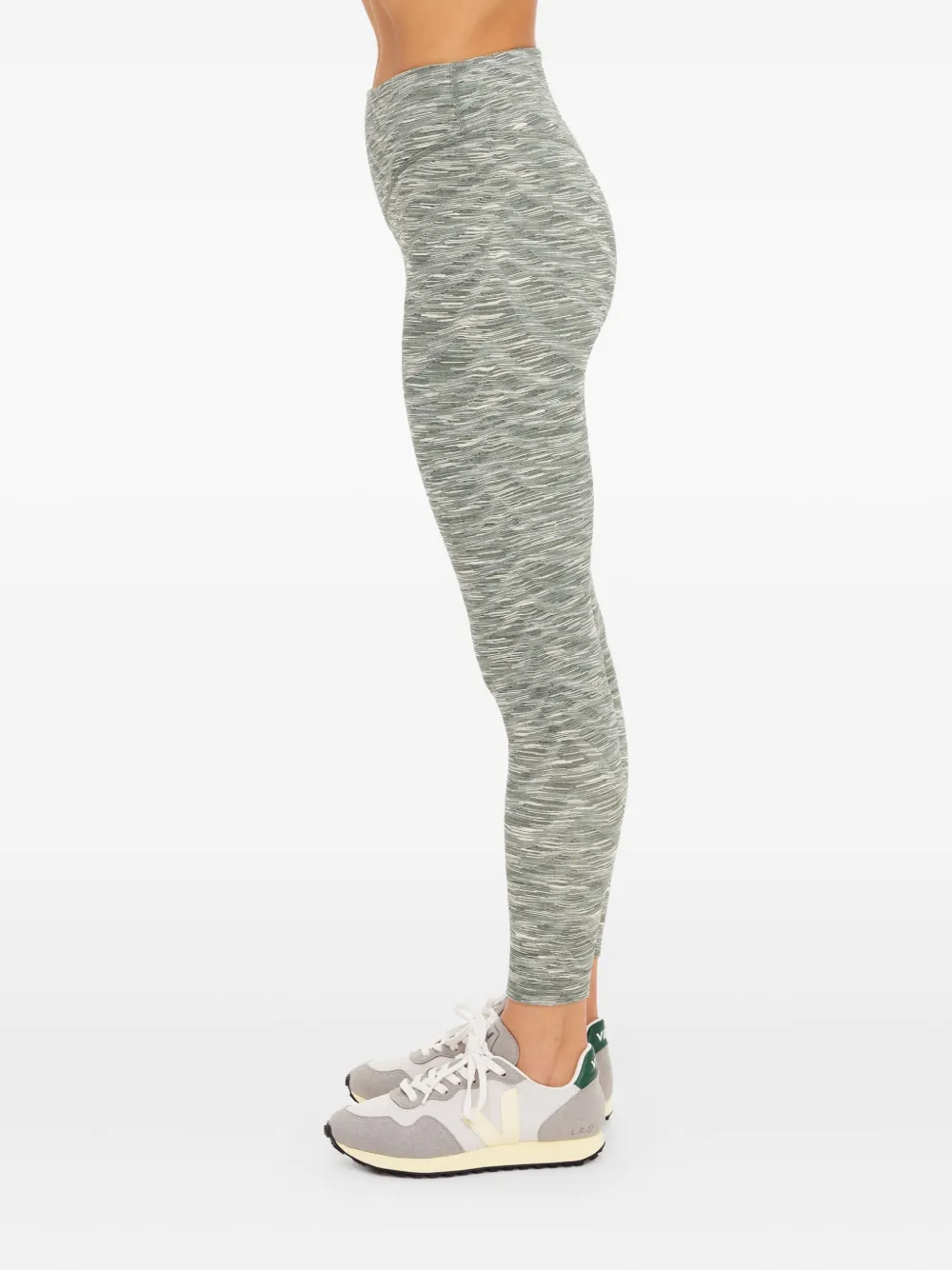 The Upside Zebra-print High-waisted Leggings In Green