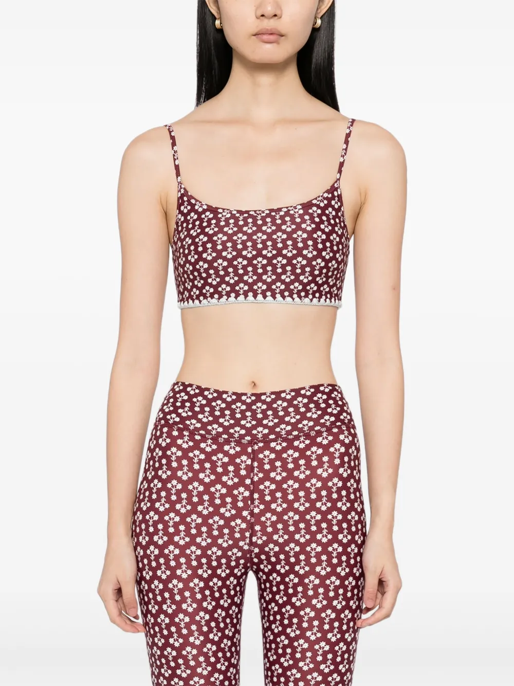 The Upside Firefly Hutton Sport Bra In Red