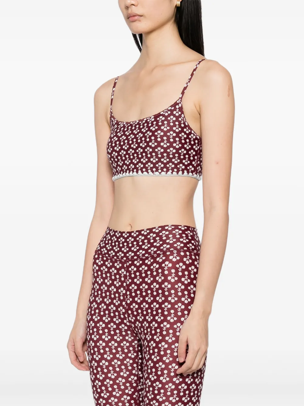 The Upside Firefly Hutton Sport Bra In Red