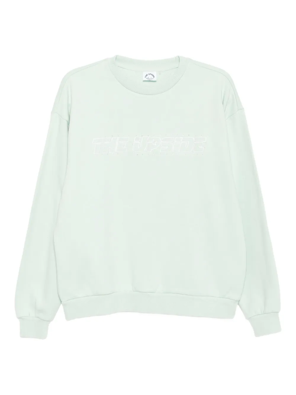 The Upside logo-embroidered sweatshirt | Green | Image 1