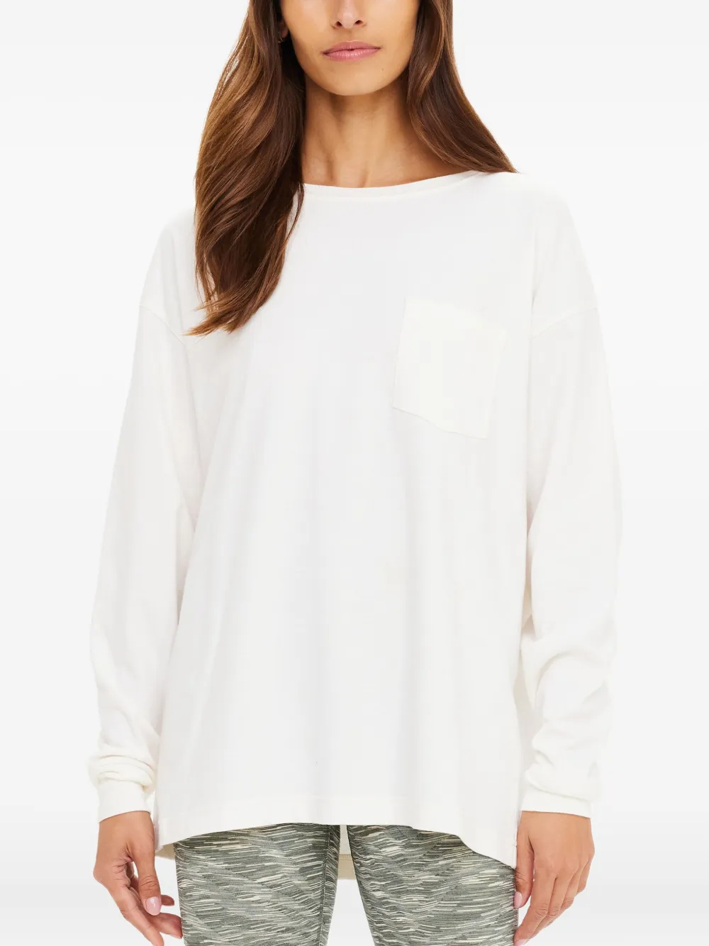 The Upside Soho Cara T-shirt met print Beige