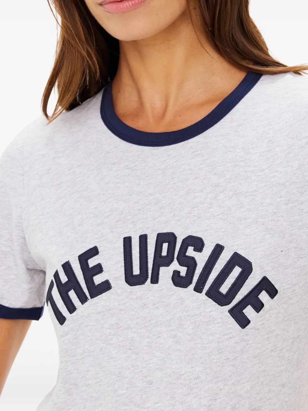 The Upside Jarama Joy T-shirt van biologisch katoen Grijs