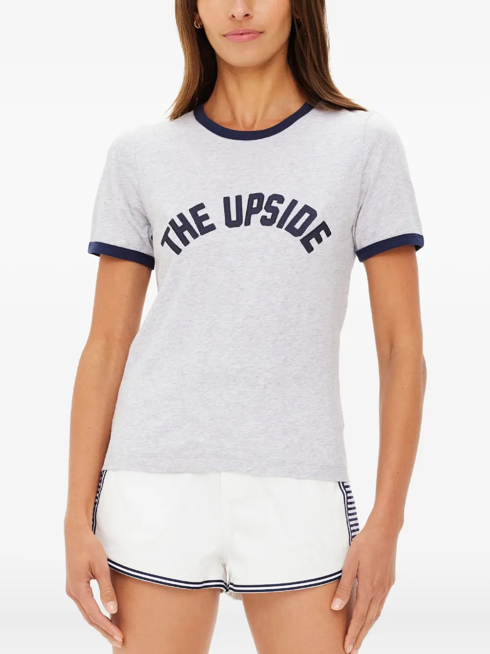 The Upside Jarama Joy organic-cotton T-shirt | Grey | Image 1