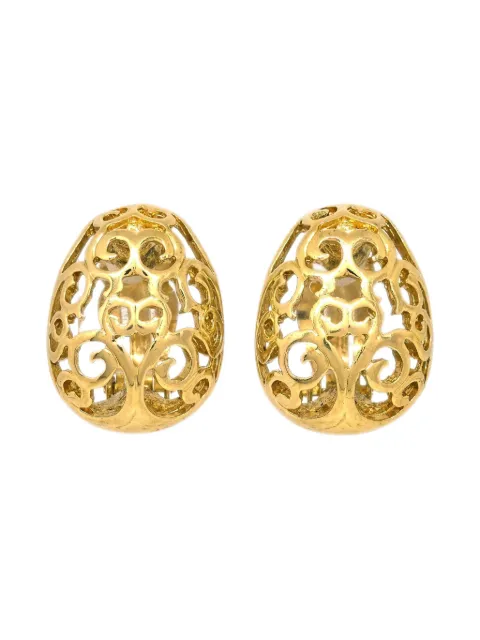 Saint Laurent Pre-Owned 1990-2000s clip-on earrings