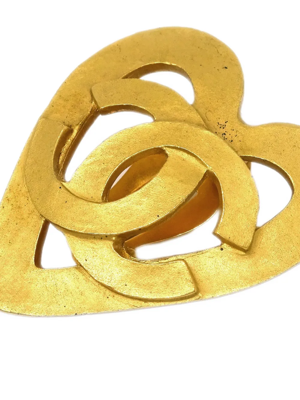 CHANEL Pre-Owned 1995 Heart clip-on earrings | Pre-Owned | Image 2