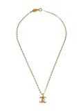 CHANEL Pre-Owned 1982 CC Chain pendant necklace - Gold