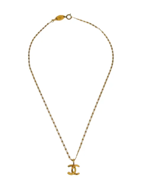 CHANEL Pre-Owned 1982 CC Chain pendant necklace