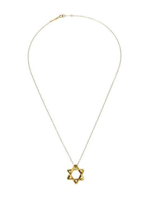 Tiffany & Co. Pre-Owned 18K黄金 Star Of David 项链（1990-2000年代典藏款）