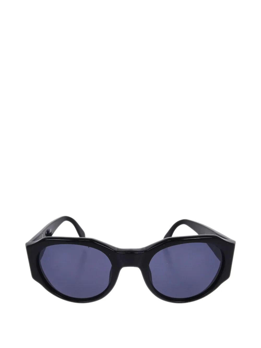 CHANEL Pre-Owned 1990-2000s geometric-frame sunglasses - Nero
