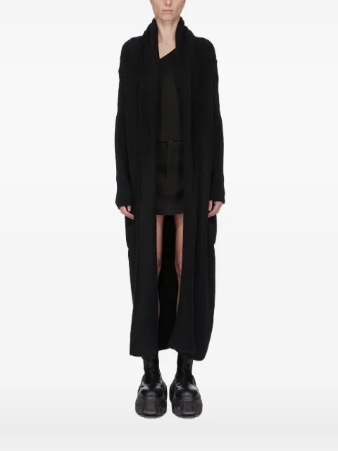 Rick Owens cárdigan tejido de canalé