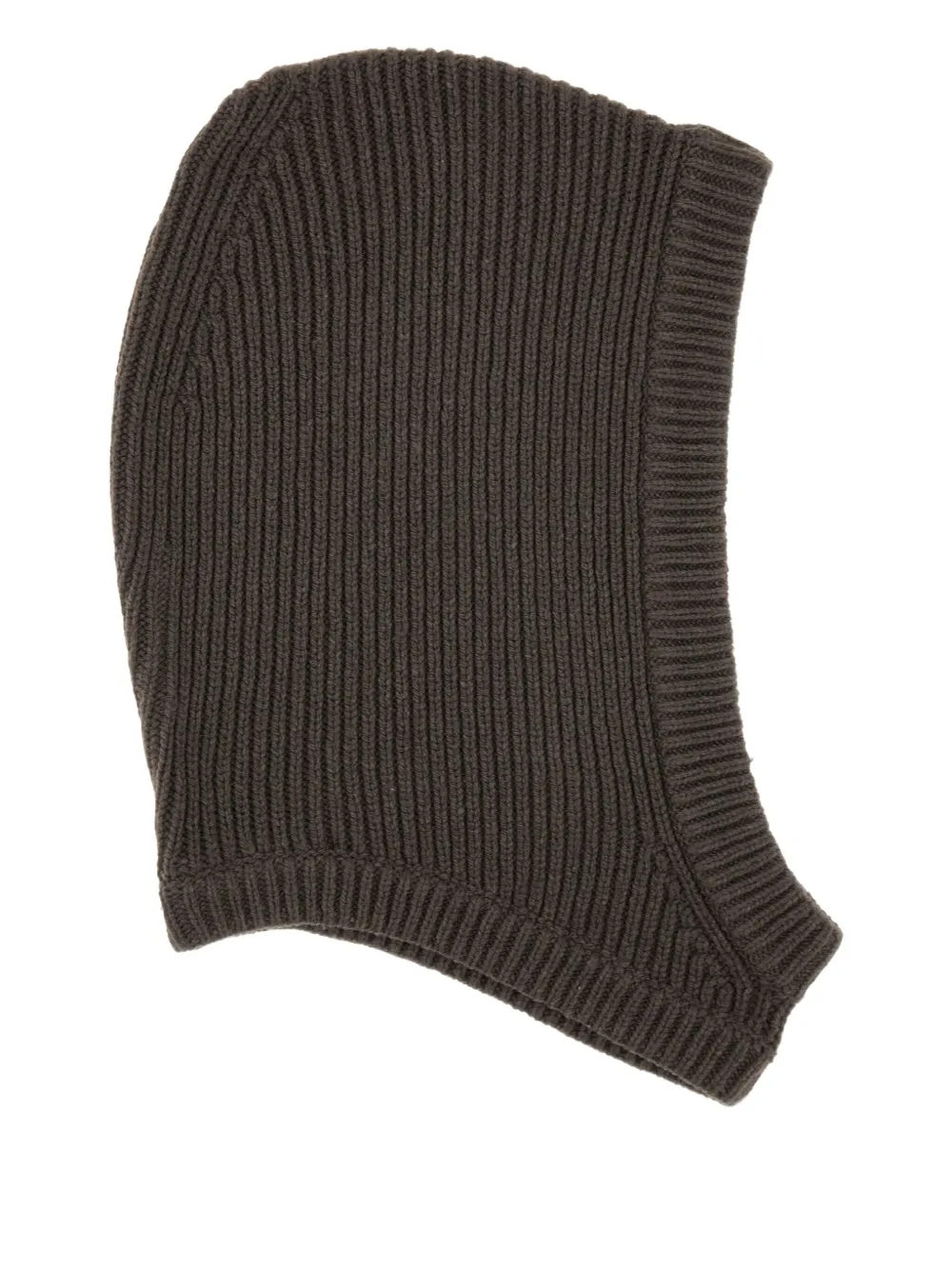 Rick Owens rib-knit balaclava - Grijs