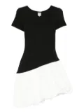 Baum Und Pferdgarten short-sleeve balloon-hem dress - Black
