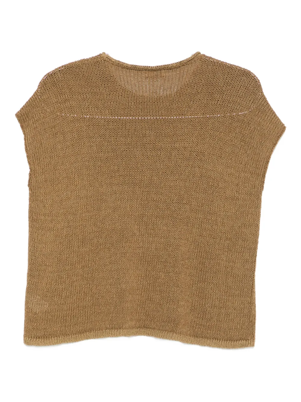 Transit Crew-neck Ribbed Top