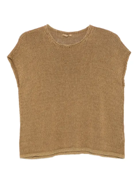 Transit crew-neck ribbed top