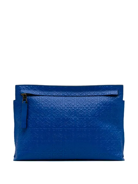 Loewe Pre-Owned 2016 Embossed Anagram Repeat T clutch bag