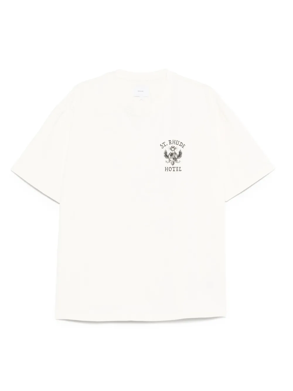 RHUDE T-shirt met adelaarprint Beige
