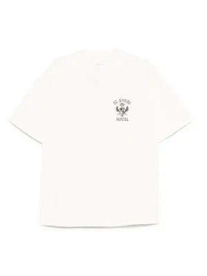 【RHUDE】ロゴプリント入り コットンジャージー Tシャツ RHUDE コットンジャージー Tシャツ ロゴプリント入り | ミスター