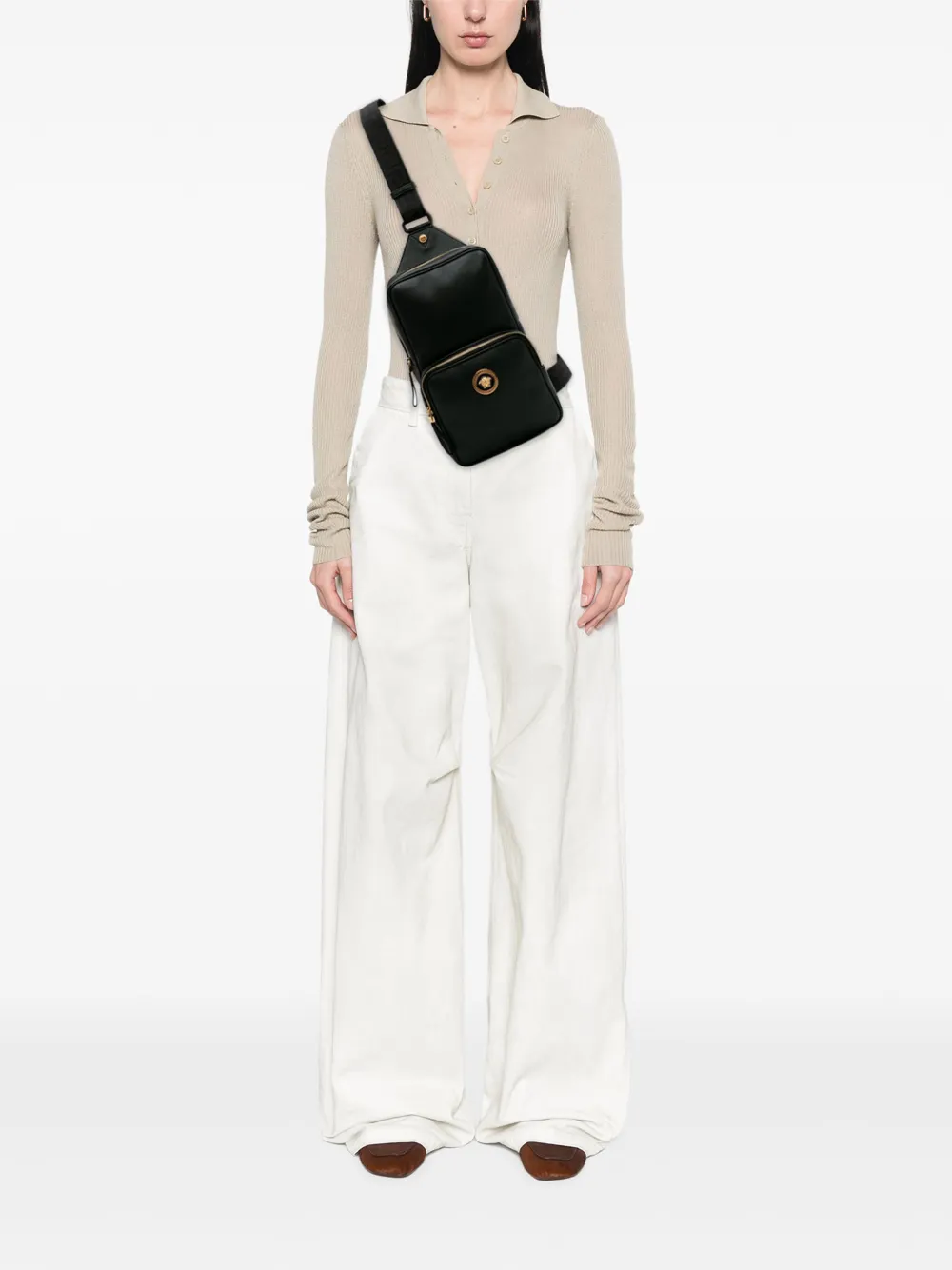 Versace Pre-Owned 2022 Grained Calfskin Medusa Sling Bag crossbody bag | Pre-Owned | Image 2