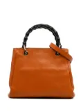 Gucci Pre-Owned 2016-2024 Small Calfskin Bamboo Shopper satchel - Orange