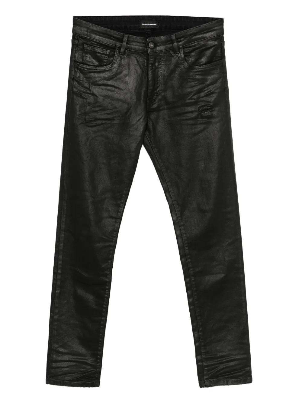 Salvatore Santoro Gecoate jeans Zwart