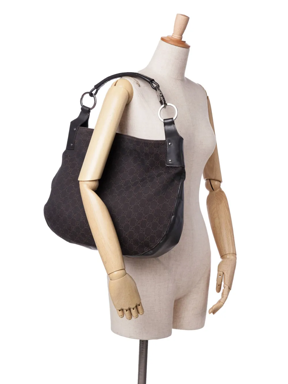 Gucci Pre-Owned 2016-2024 Large GG Denim hobo bag | Pre-Owned | Image 2
