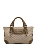 Céline Pre-Owned 2008 Macadam Canvas Boogie handbag - Brown