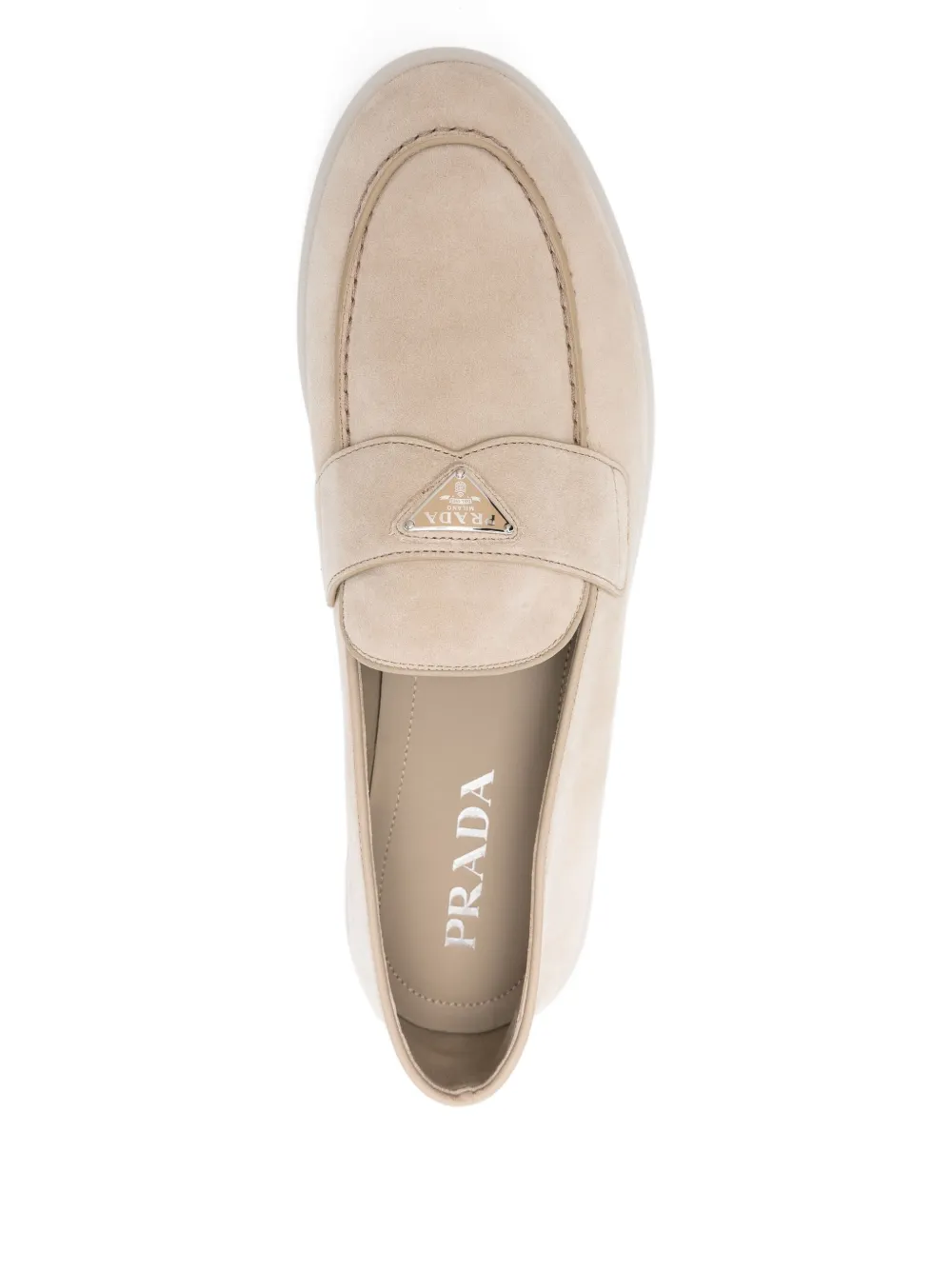 Prada Suède loafers Beige