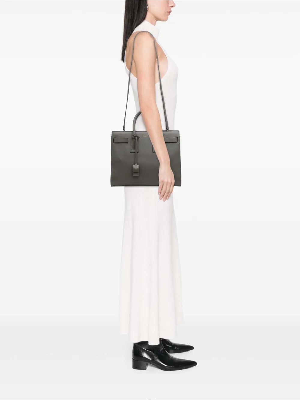 Saint Laurent Pre-Owned bolso satchel Sac De Jour pequeño de cuero 2014 | Estilos de archivo | Image 2