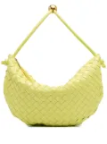 Bottega Veneta Pre-Owned 2012-2024 Medium Lambskin Intrecciato Turn Pouch hobo bag - Yellow