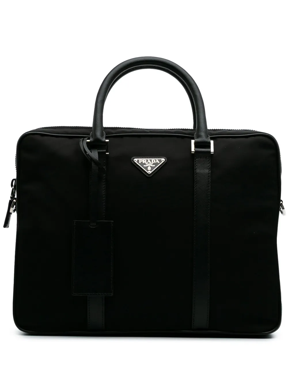 Prada Pre-Owned sacoche Saffiano Trimmed Tessuto (2013-2024) | noir | Image 1