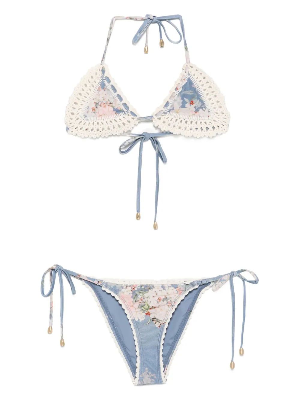 Zimmermann Floral-print Bikini