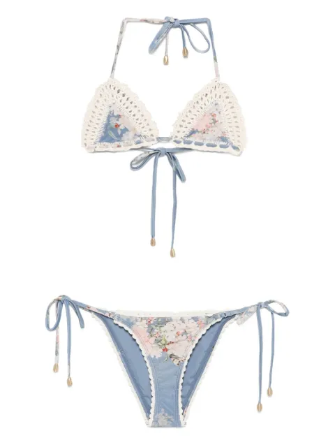 ZIMMERMANN bikini con estampado floral