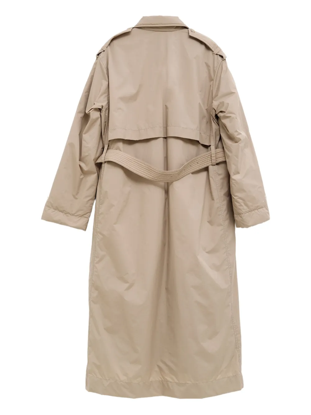 Moncler belted trench coat Beige