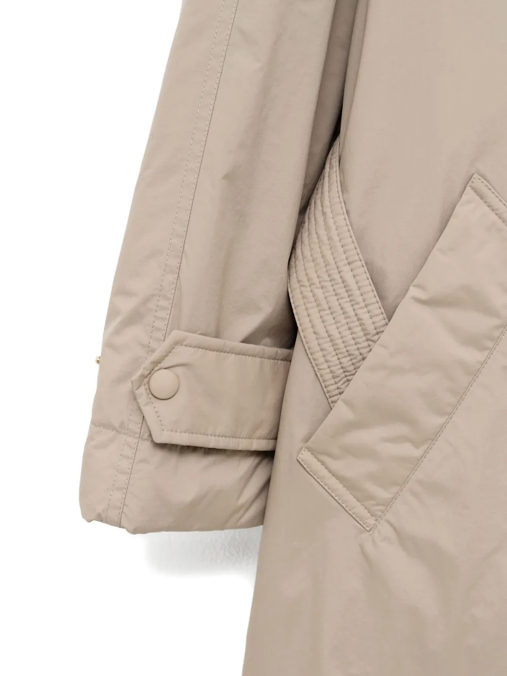 Moncler belted trench coat Beige