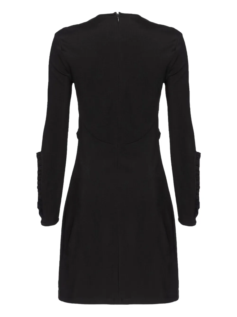 PINKO Mini-jurk met ruches en uitgesneden details Zwart