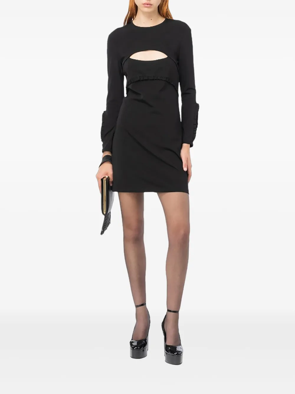 PINKO cut-out ruffled mini dress | Cocktail & Party Dresses | Image 2