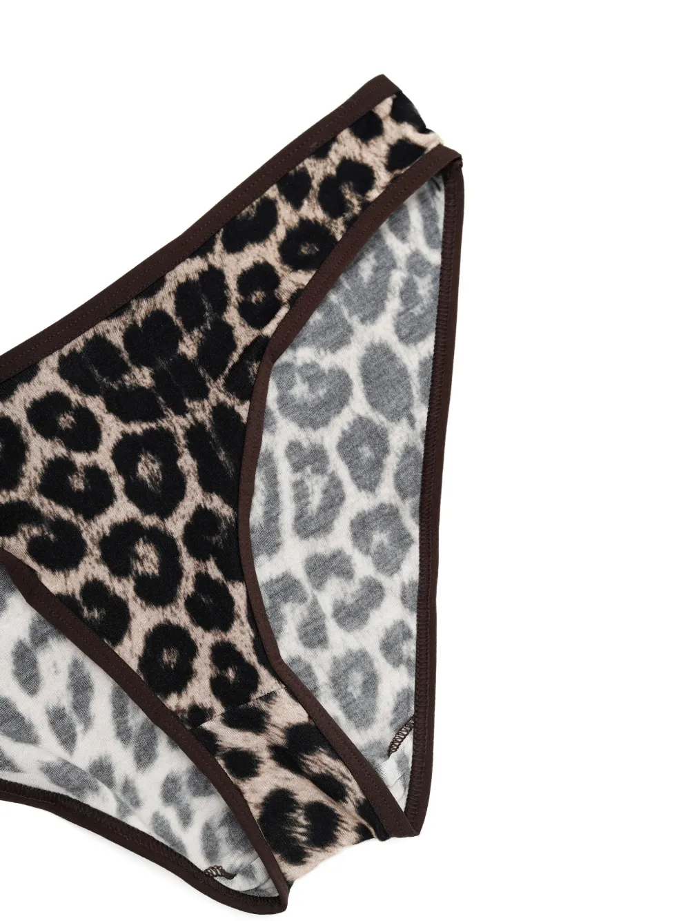 Baserange leopard print briefs Zwart