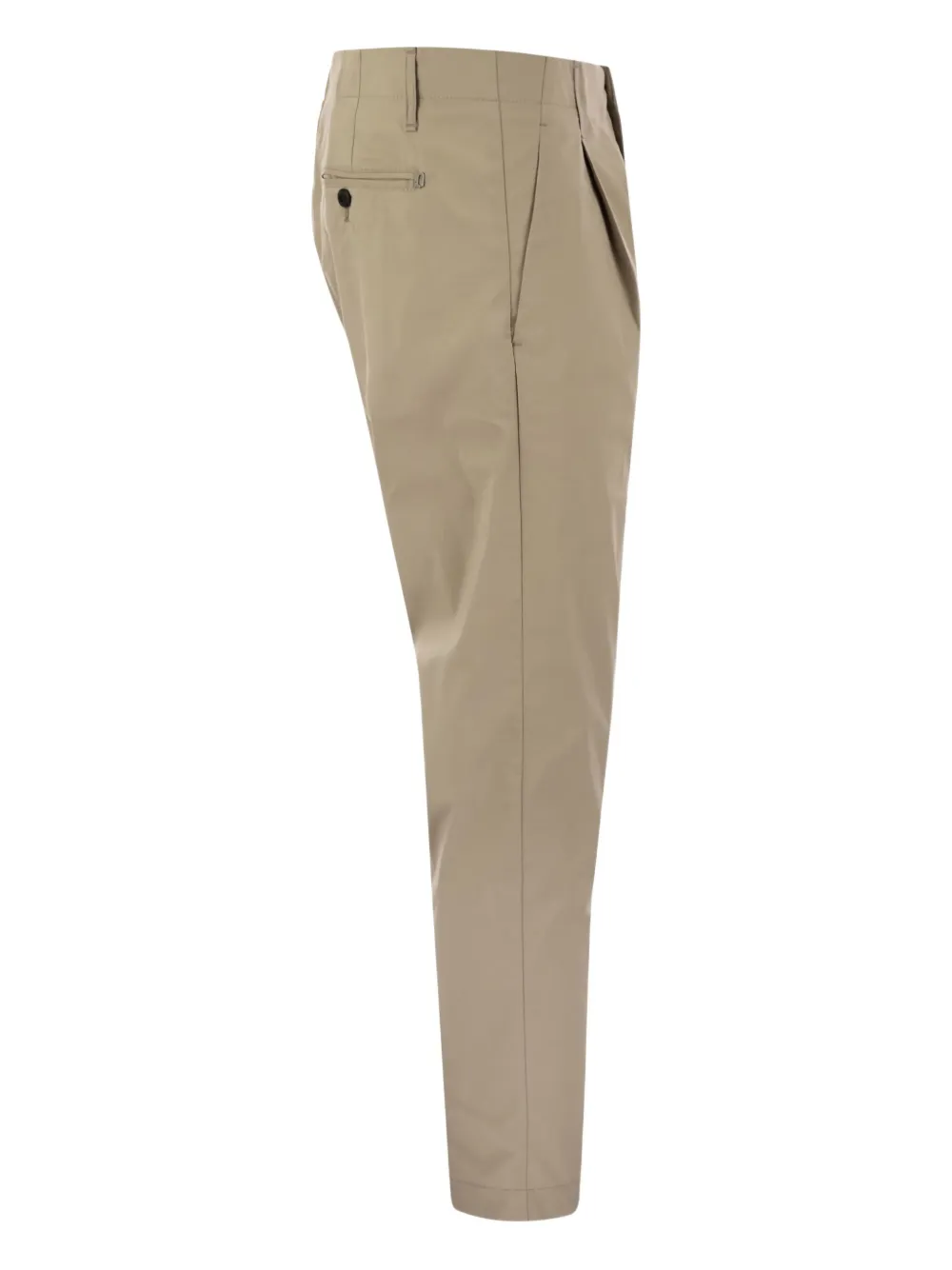 Dondup Pleated-pocket Trousers In Neutral