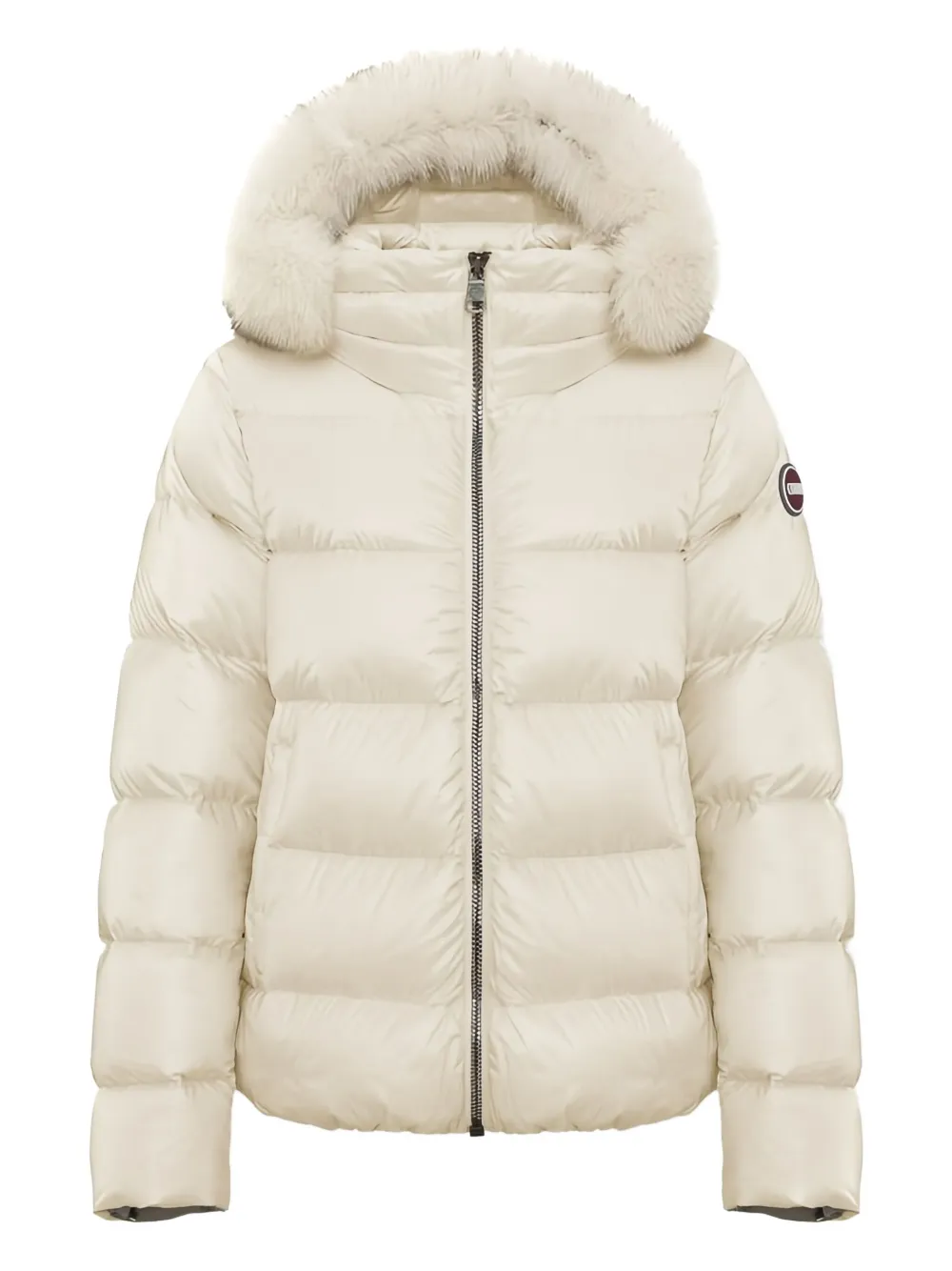 Colmar Gewatteerd donsjack met afwerking Beige