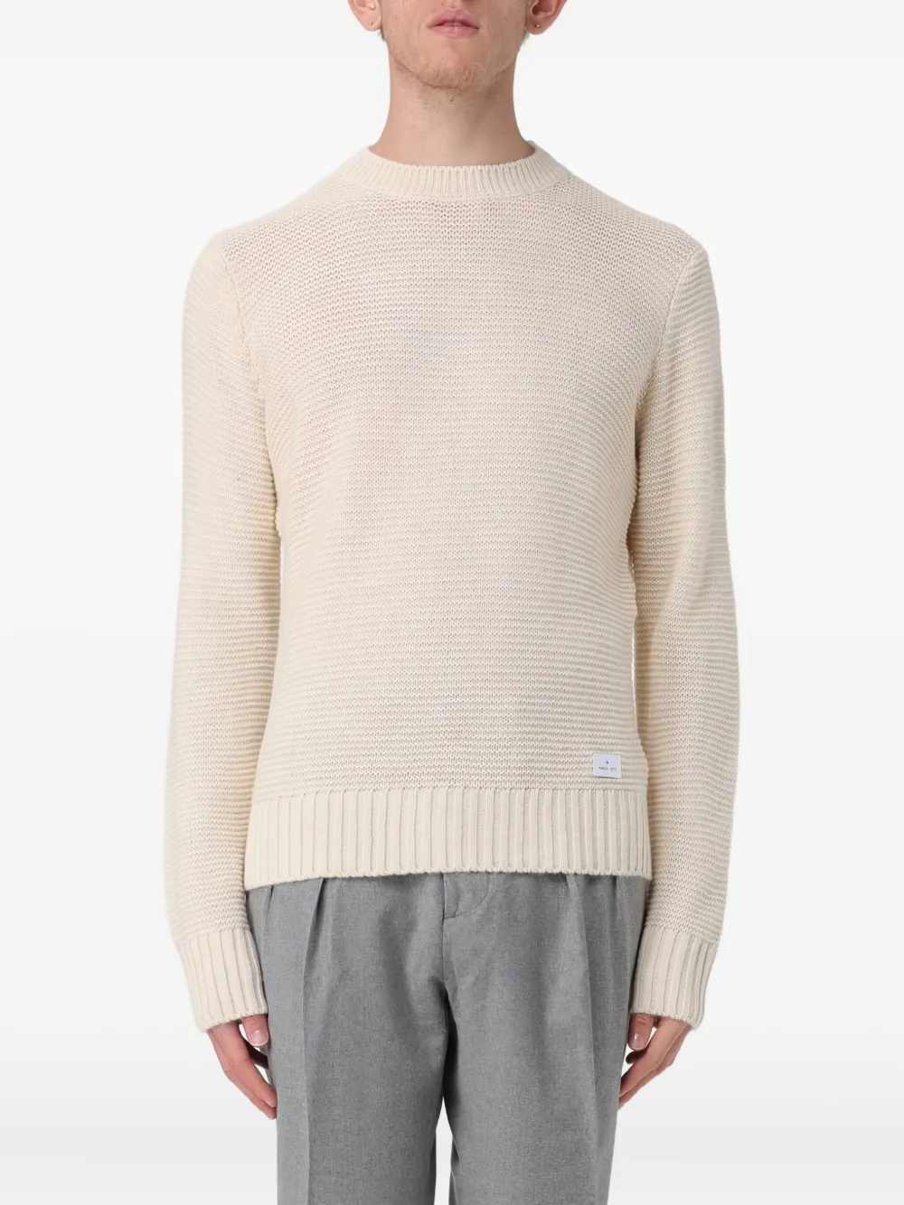 Manuel Ritz textured sweater | Neutrals | Image 1