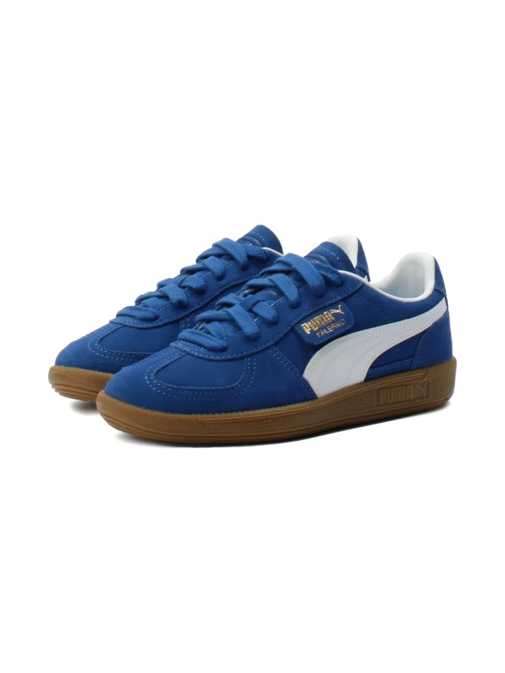 Puma Kids Palermo suede sneakers - ブルー Puma Kids Palermo suede sneakers - ブルー